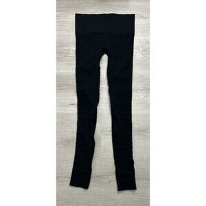 Blanqi Black Maternity Sport Support Stretchy Comfort Leggings size small